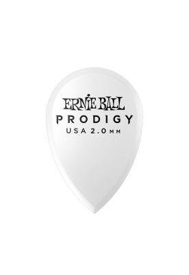 Pack de 6 uñetas Ernie Ball Prodigy P09336 Blancas 2.0mm