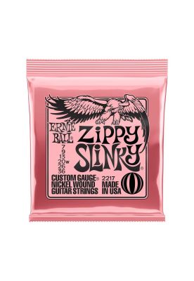 Cuerdas guitarra eléctrica Ernie Ball 7-36 Zippy Slinky 2217