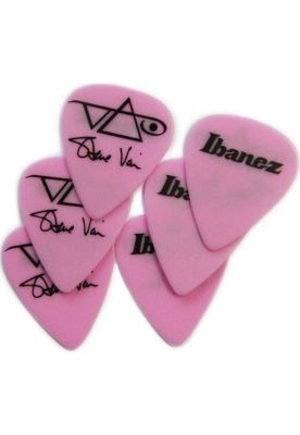 Pack de 6 uñetas Ibanez B1000SV MP Steve Vai rosado