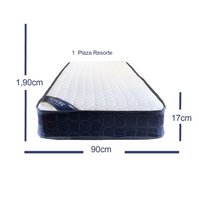 Imagen 2 del producto Colchón de Resorte 1 Plaza 17 cm de Altura