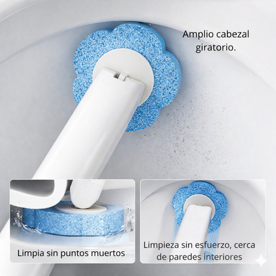 Imagen 2 del producto Cepillo Limpiador De Inodoro Wc Desechable 24 Cargas