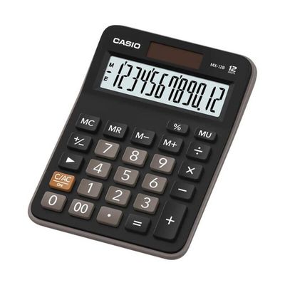 Calculadora De Escritorio Casio MX-12B-BK-W-DC