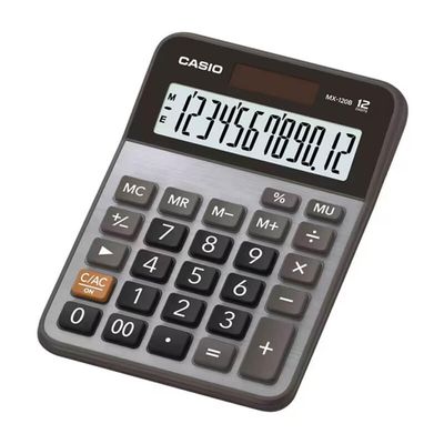Calculadora De Escritorio Casio MX-120B-W-DC