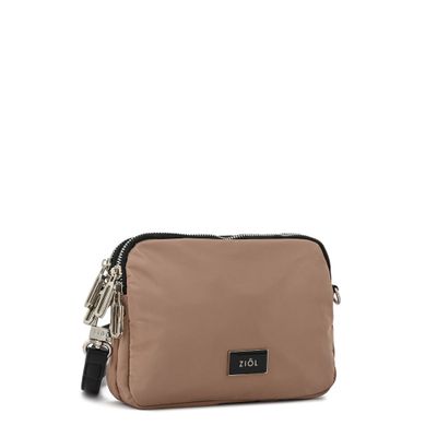 Imagen 2 del producto Cartera bandolera mediana lisette beige oscuro