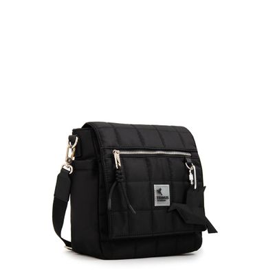 Imagen 2 del producto Cartera Bandolera con tapa mediana belina negro