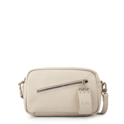 Cartera Bandolera vonetta mediana blanco crudo