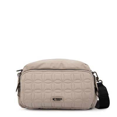 Cartera Bandolera sahara pequeña blanco crudo