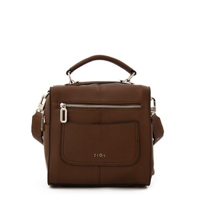 Mochila mediana hela café oscuro