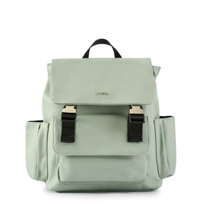 Mochila con tapa mediana samara verde agua