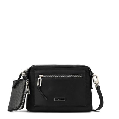 Cartera bandolera mediana zia negro especial