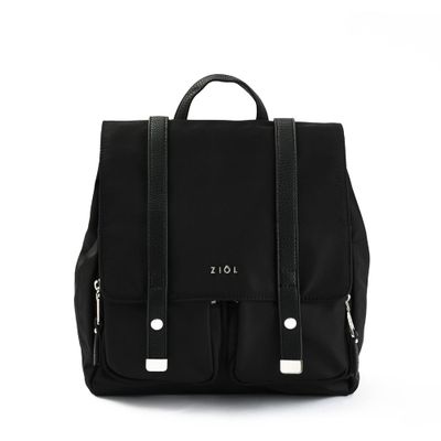 Mochila con tapa mediana erzurum negro