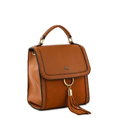 Imagen 2 del producto Mochila con tapa pequeña kira café