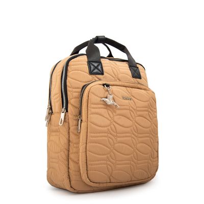 Imagen 2 del producto Mochila porta notebook ivanca grande beige oscuro