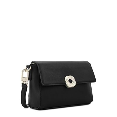 Imagen 2 del producto Cartera bandolera con tapa pequeña agata negro especial