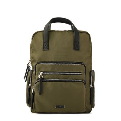 Mochila portanotebook grande zamora verde oliva