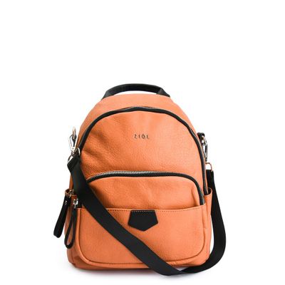 Mochila mediana lilio coral