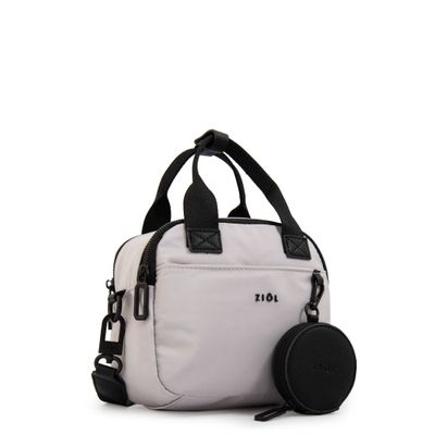 Imagen 2 del producto Cartera Bandolera coral pequeña gris