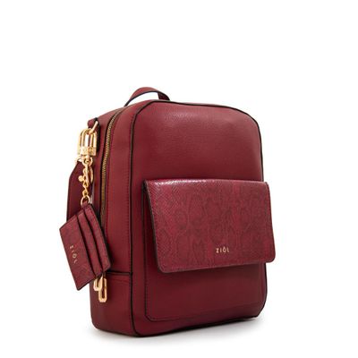 Imagen 2 del producto Mochila michelle mediana rojo oscuro