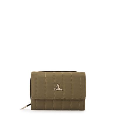 Billetera mediana lizel verde oliva