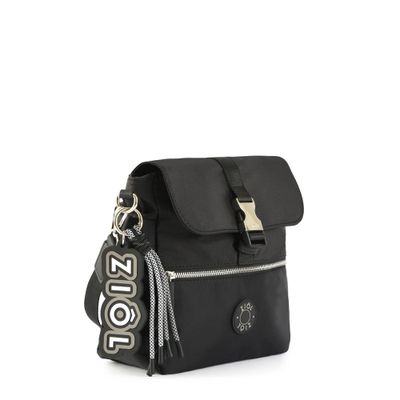 Imagen 2 del producto Cartera bandolera con tapa mediana tavira negro