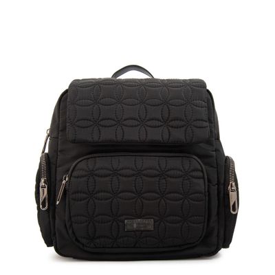 Mochila con tapa sahara pequeña negro