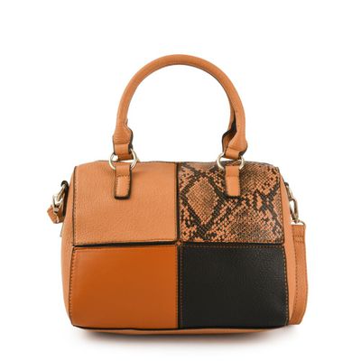 Cartera tote baul mediana elinna camel