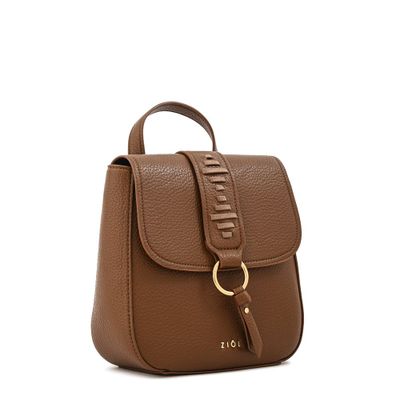 Imagen 2 del producto Mochila con tapa tyra pequeña café