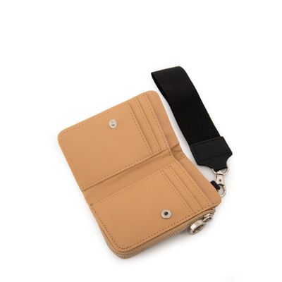 Imagen 2 del producto billetera cierre exterior pequeña nacha beige