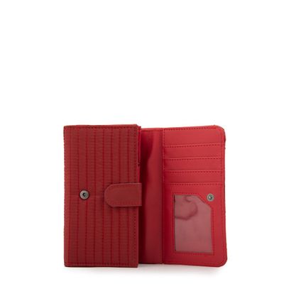 Imagen 2 del producto billetera cierre exterior mediana cersei rojo