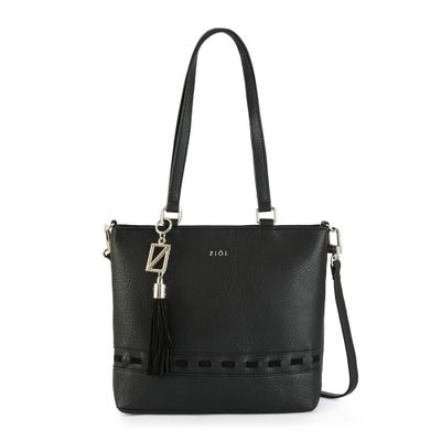 Cartera tote mediana kristal negro