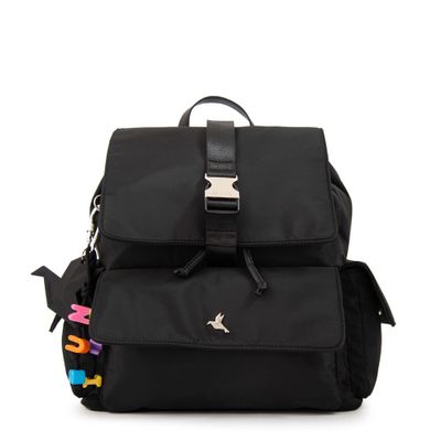 Imagen 1 del producto Mochila con tapa melania mediana negro