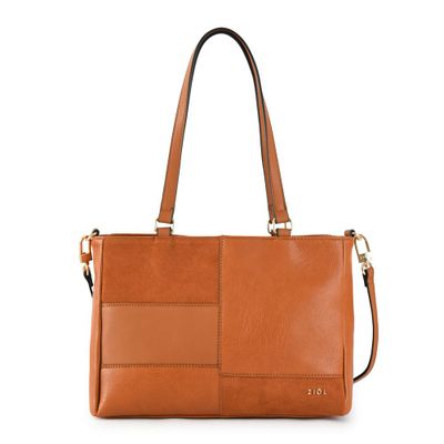 Cartera tote tres divisiones grande ellie café