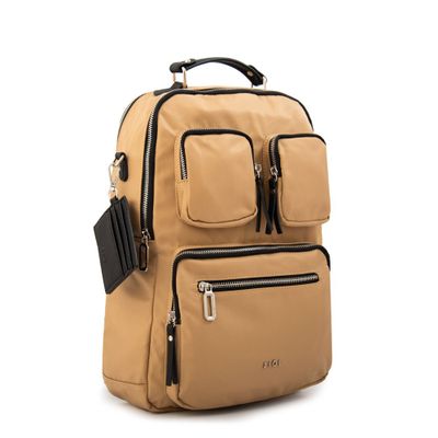 Imagen 2 del producto Mochila porta notebook megan grande beige oscuro