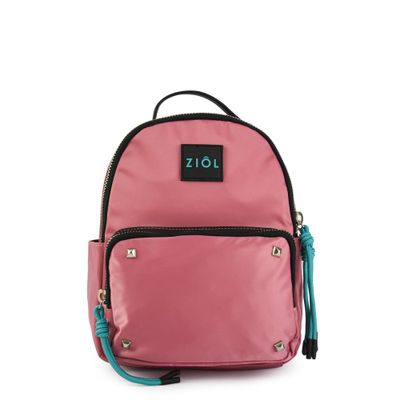 Mochila mediana prosa rosa viejo