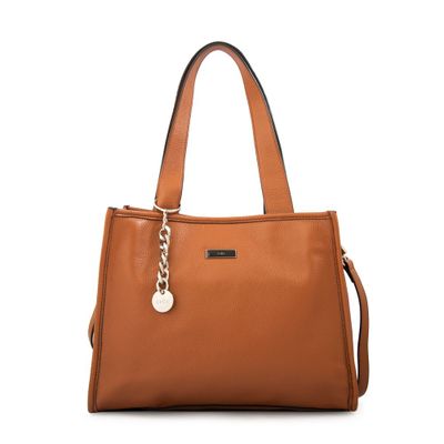 Ziol Cartera Tote Renatta Mediana Café Carteras De Hombro
