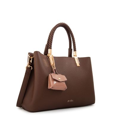 Imagen 2 del producto Cartera tote bambina mediana café oscuro