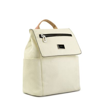 Imagen 2 del producto Mochila con tapa grande abrielle blanco