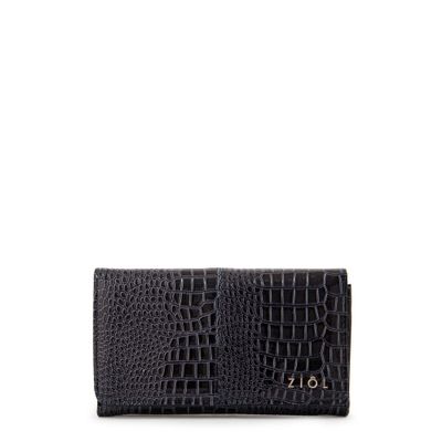 Billetera acordeon caroline mediana azul oscuro