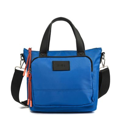 Cartera tote pequeña amaltea azul electrico