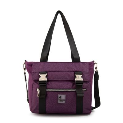 Cartera tote college grande morado