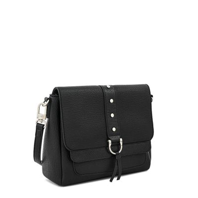 Imagen 2 del producto Cartera bandolera con tapa pequeña althea negro especial