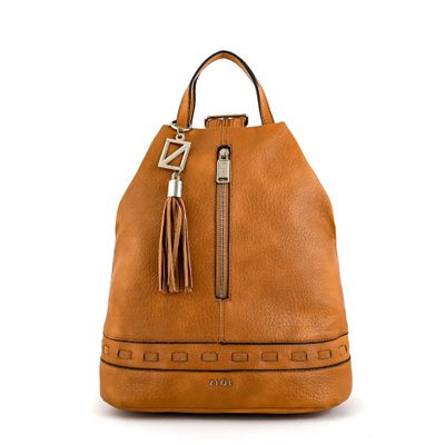Mochila mediana kristal camel