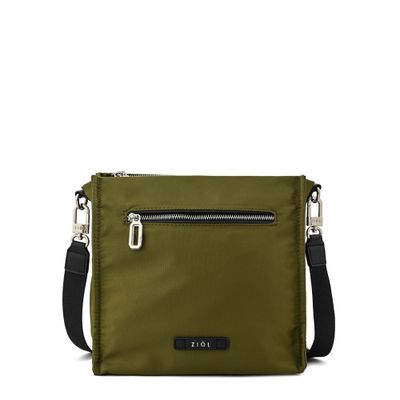 Cartera bandolera pequeña katyna verde oliva
