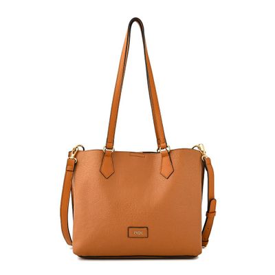 Cartera tote mediana viviene camel