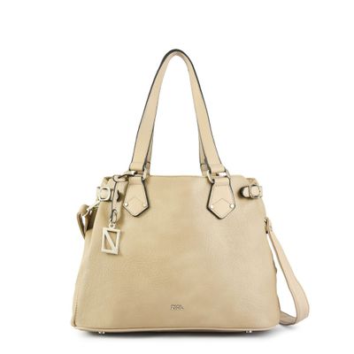 Cartera tote mediana siena taupe