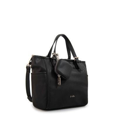 Imagen 2 del producto Cartera bandolera con dos asas marta mediana negro