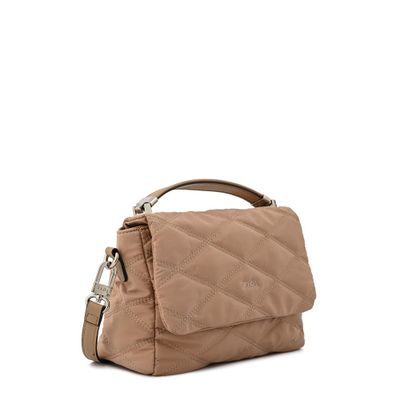 Imagen 2 del producto Cartera bandolera con tapa pequeña elvira beige oscuro