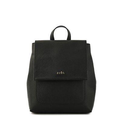 Mochila con tapa mediana callie negro especial