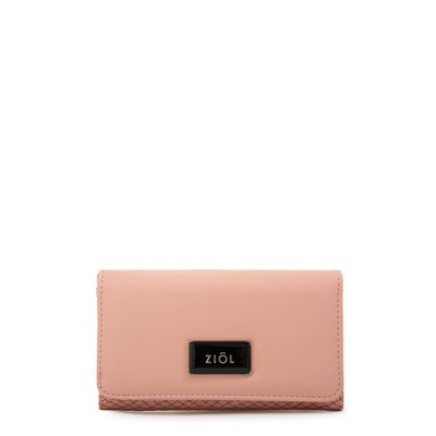 Imagen 1 del producto billetera con tapa mediana zia rosa viejo