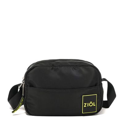 Cartera bandolera mediana puffy negro